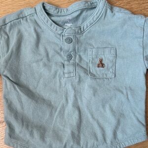 GAP Kids Teal Teddy Bear Pocket Tee